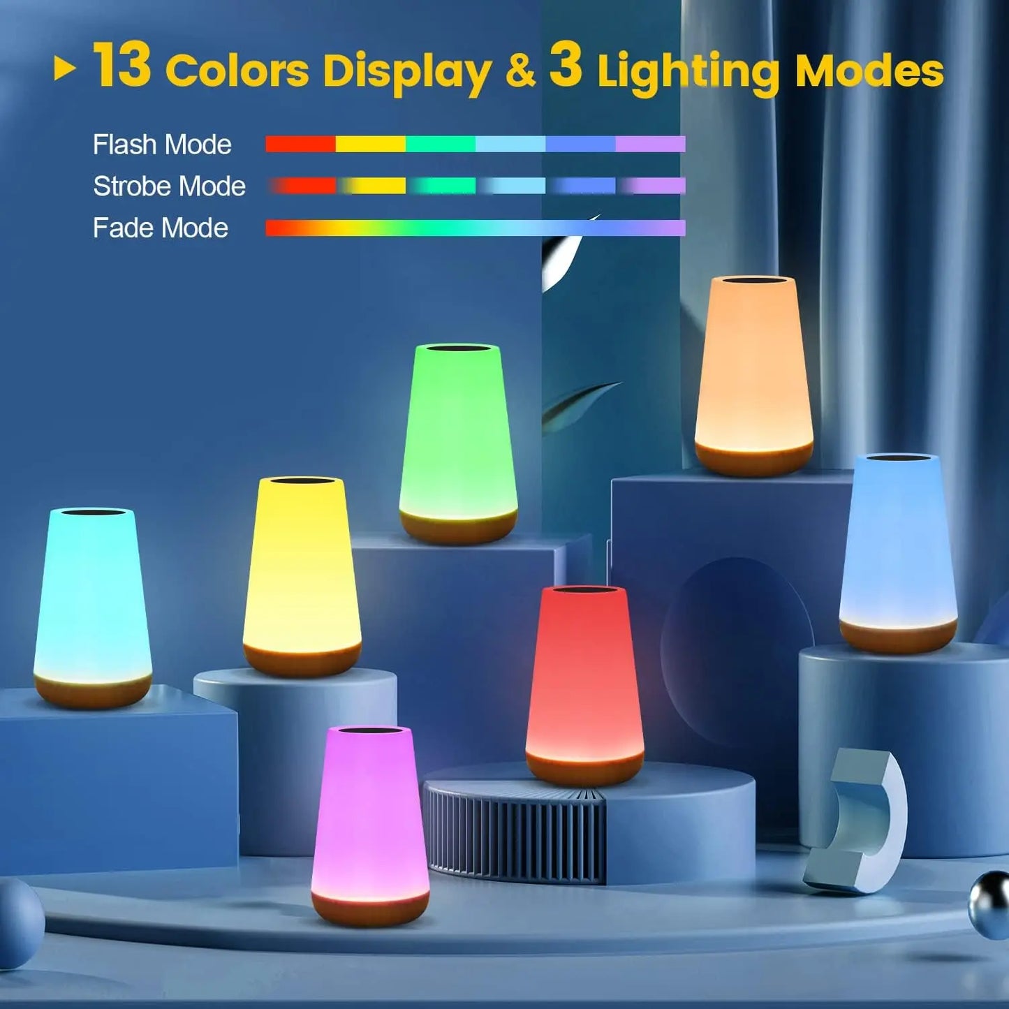 13 Color RGB Touch Night Light