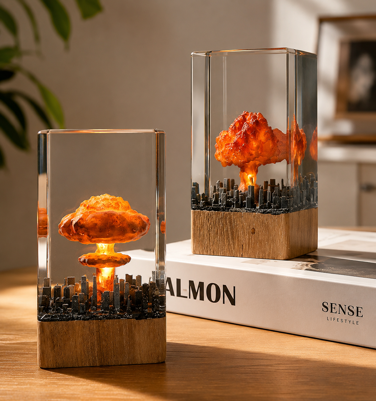 3D Mushroom Cloud Explosion Night Lamp