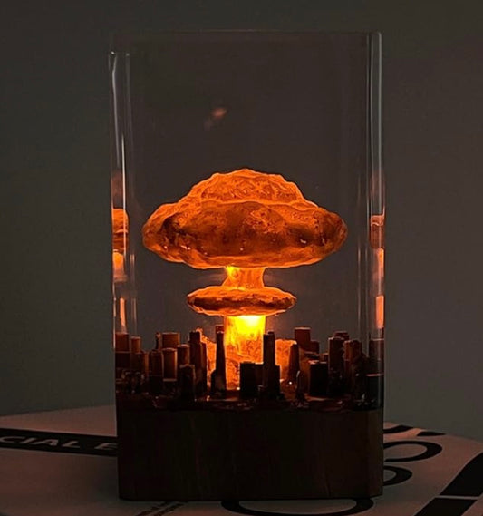 3D Mushroom Cloud Explosion Night Lamp