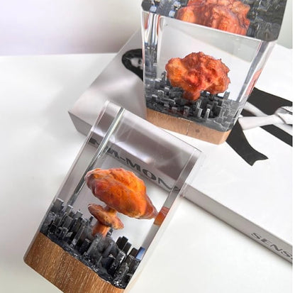 3D Mushroom Cloud Explosion Night Lamp