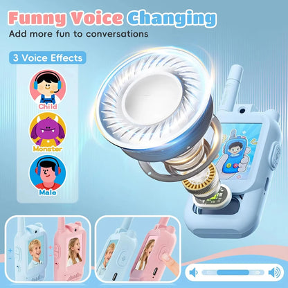 Dual Screen Kids Video Calling Walkie Talkies