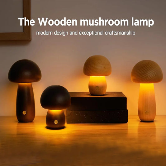 Cute Mushroom Night Light Lamp