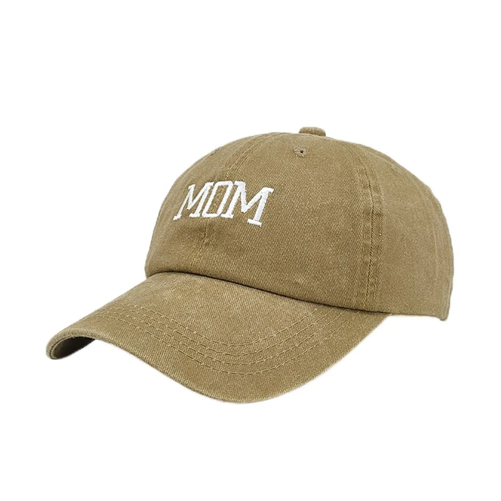 DAD MOM Embroidered Baseball Cap
