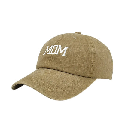 DAD MOM Embroidered Baseball Cap