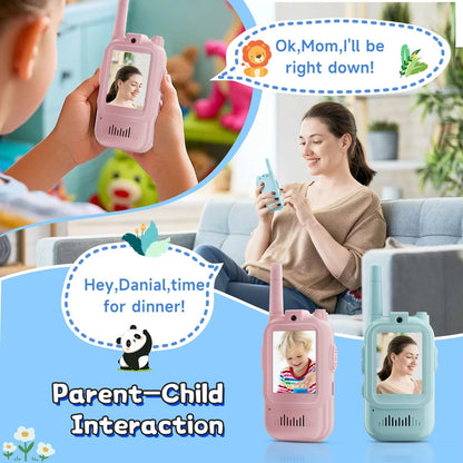 Dual Screen Kids Video Calling Walkie Talkies