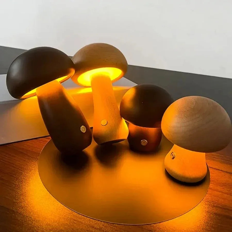 Cute Mushroom Night Light Lamp
