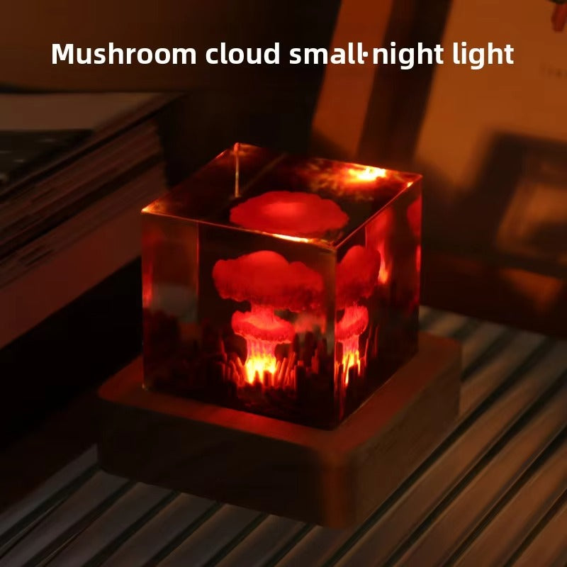 3D Mushroom Cloud Explosion Night Lamp
