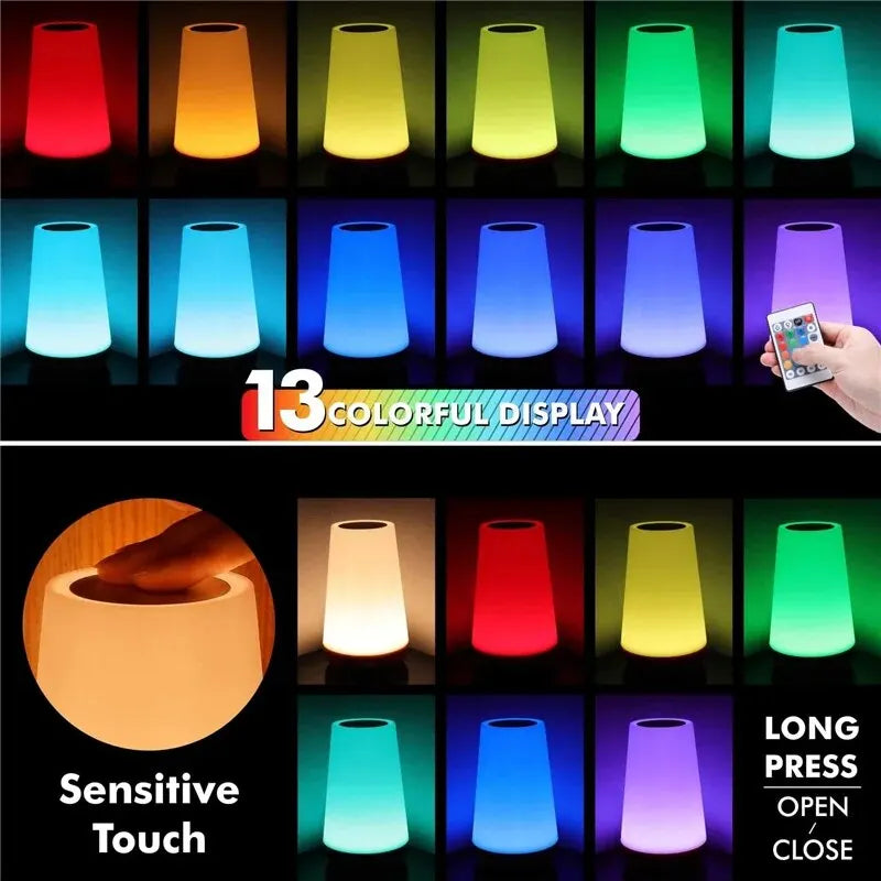 13 Color RGB Touch Night Light