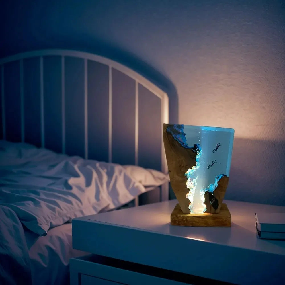 Deep Sea Diver Night Light Lamp USB Plug