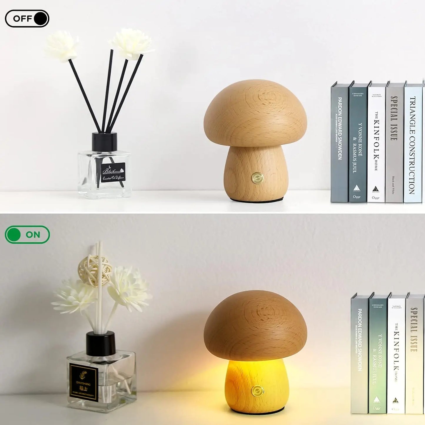 Cute Mushroom Night Light Lamp