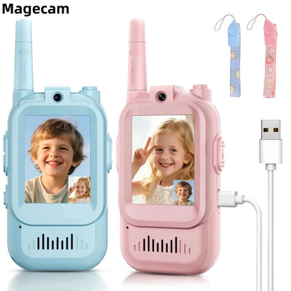 Dual Screen Kids Video Calling Walkie Talkies