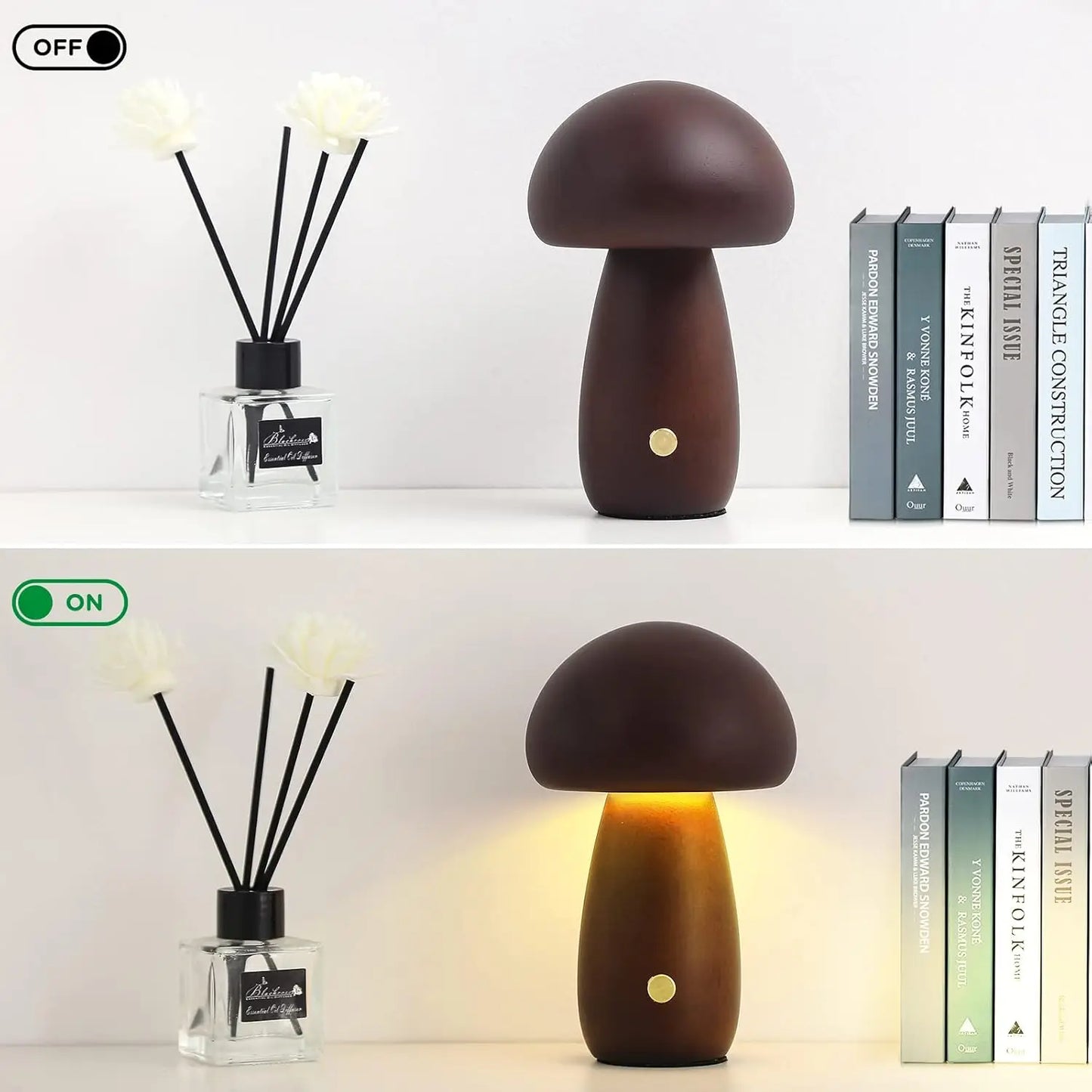 Cute Mushroom Night Light Lamp