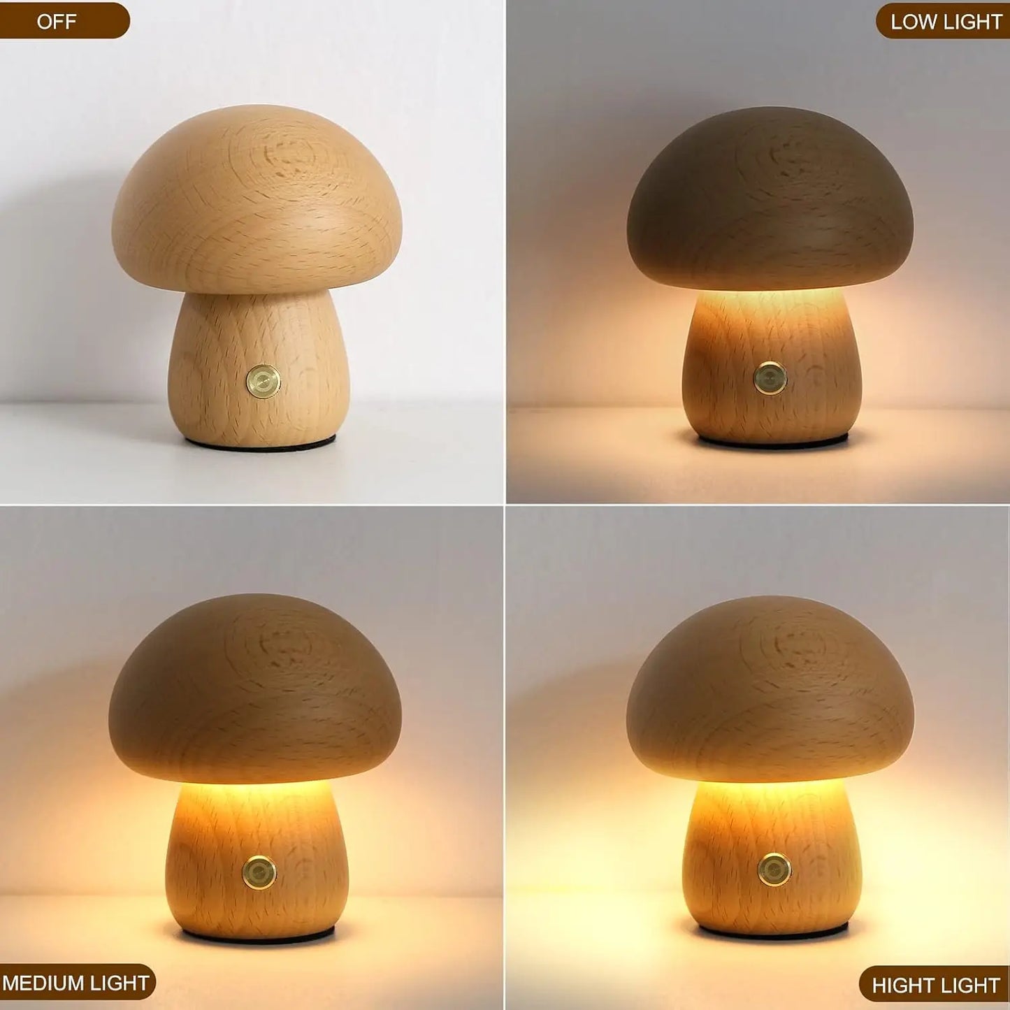 Cute Mushroom Night Light Lamp