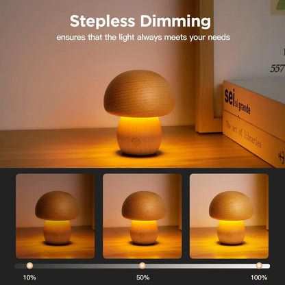 Cute Mushroom Night Light Lamp