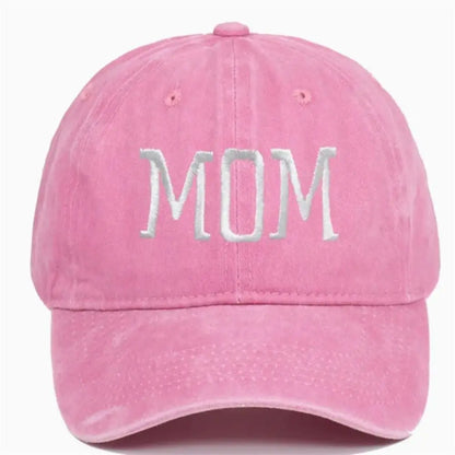 DAD MOM Embroidered Baseball Cap