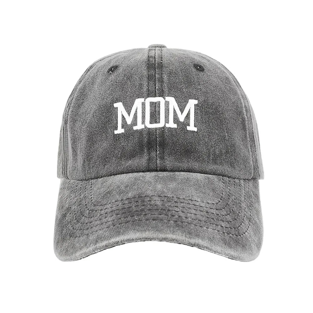 DAD MOM Embroidered Baseball Cap