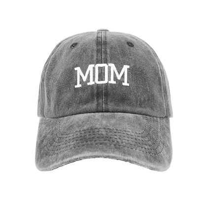DAD MOM Embroidered Baseball Cap